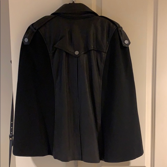 Bcbgmaxazria real leather cape vest coat - Picture 7 of 7